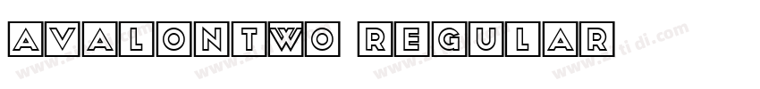 AvalonTwo Regular字体转换